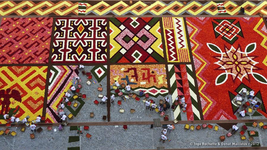 Flower carpet