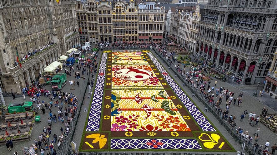 Flower carpet